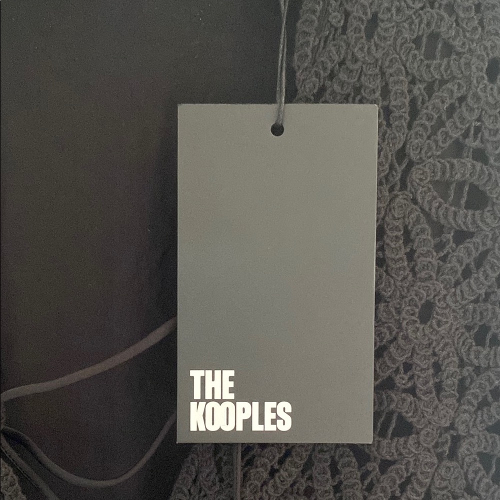 Kooples NWT Black Dress MSRP $575 - Picture 3 of 8